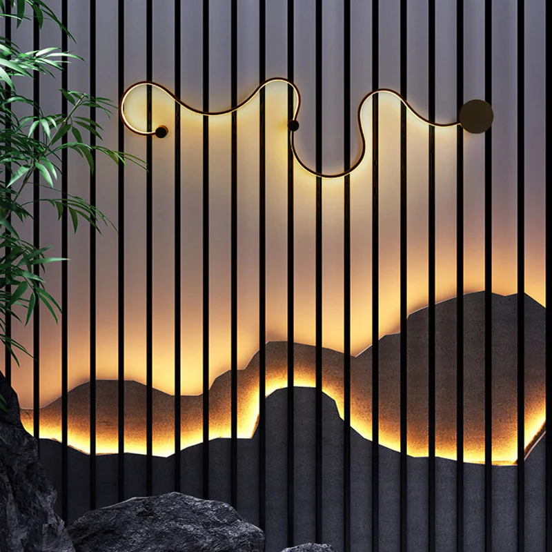 Applique murale / Plafonnier à LED design abstrait - Image 6