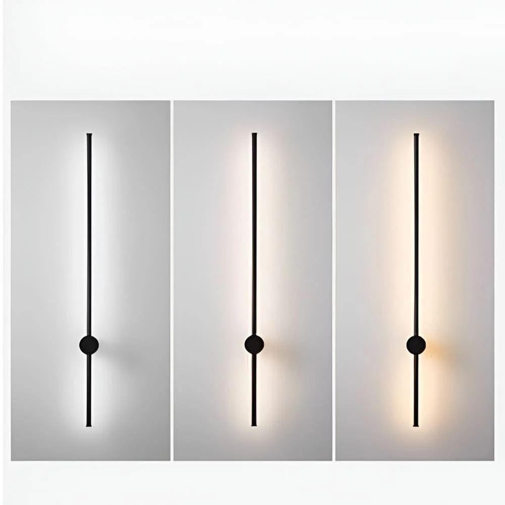 Applique murale à LED Dimmable| Tube noir métallique - Image 11
