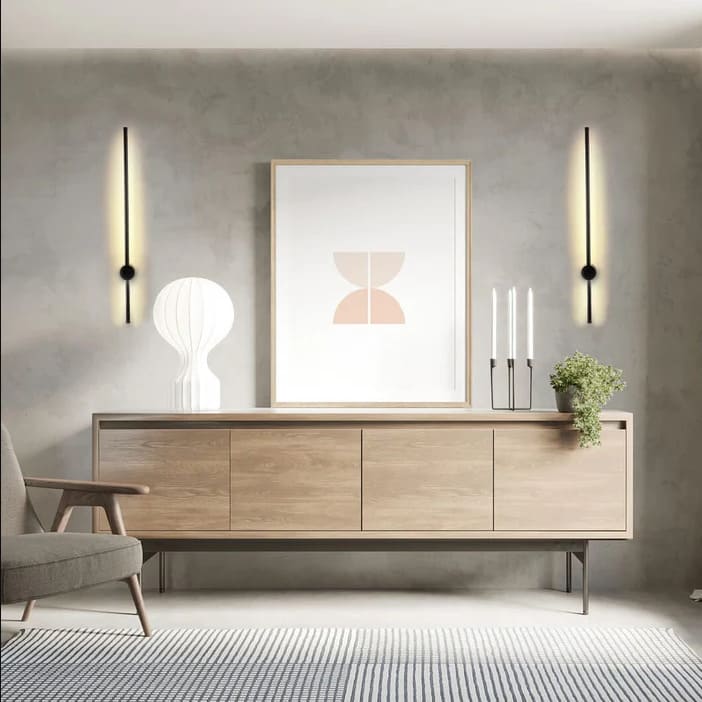 Applique murale à LED Dimmable| Tube noir métallique - Image 4