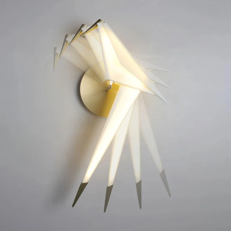 Applique murale - Oiseau en origami - Image 3