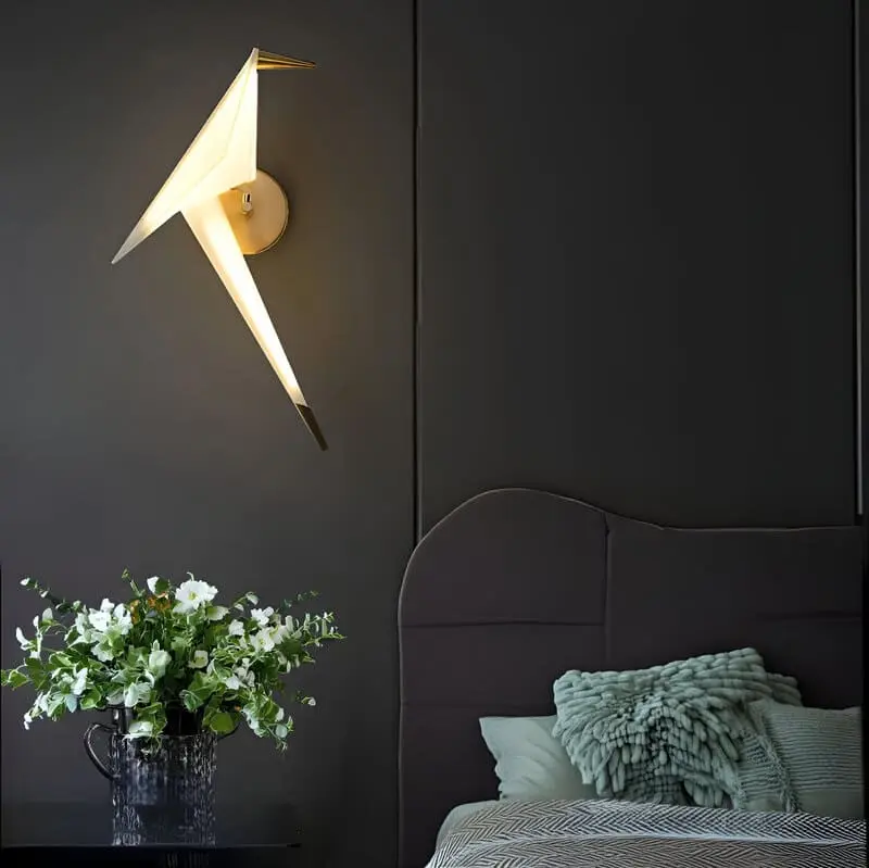 Applique murale - Oiseau en origami - Image 5