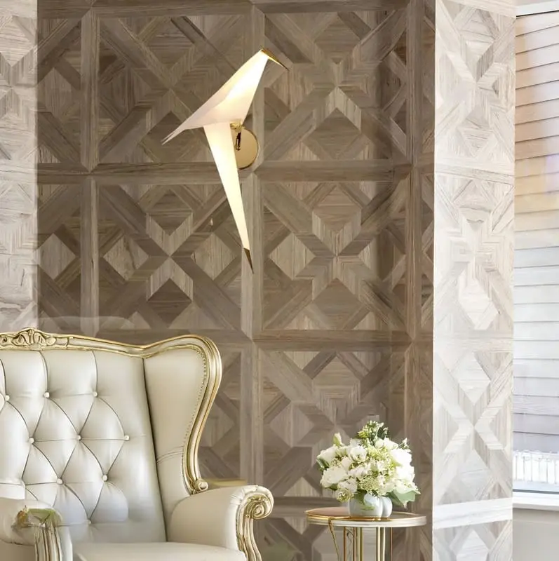 Applique murale - Oiseau en origami - Image 6