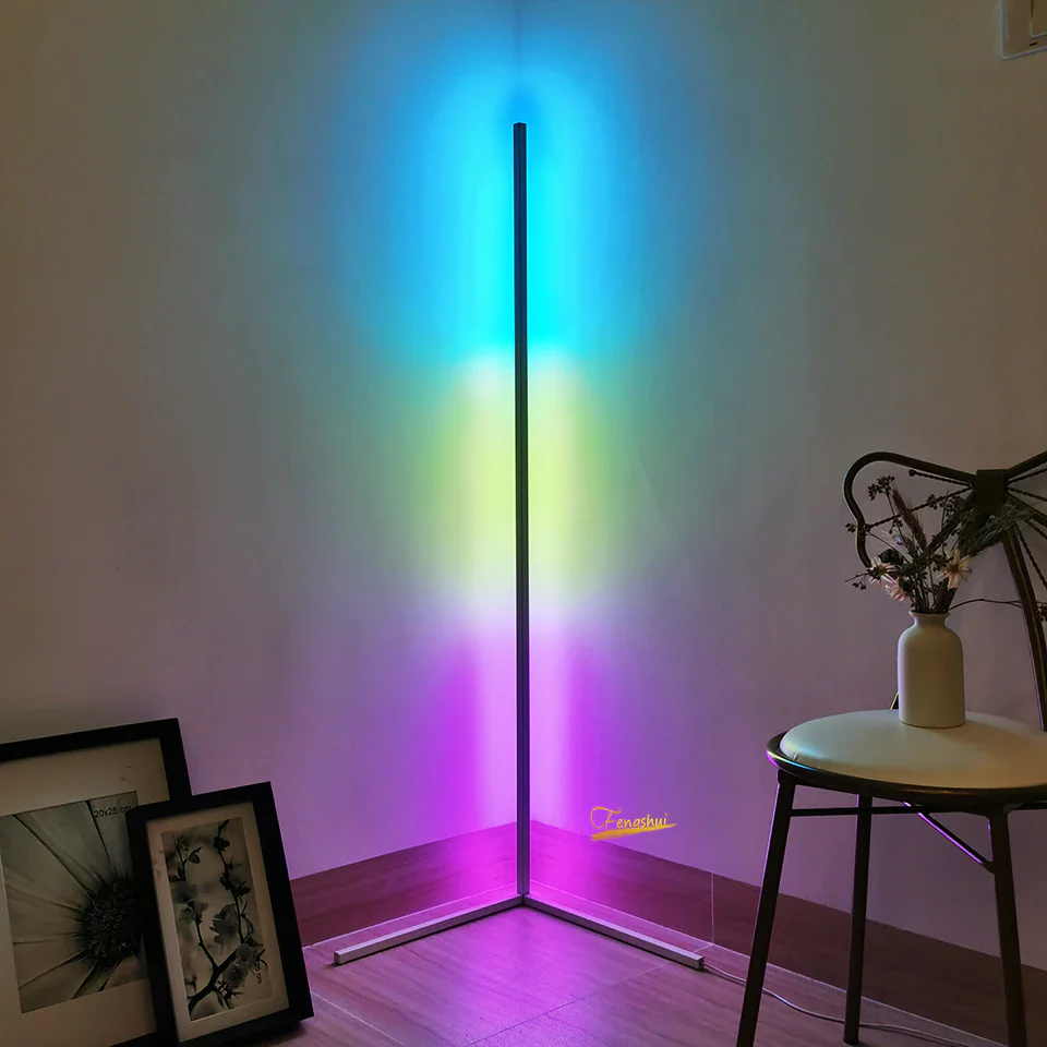 Lampadaire d’angle LED de couleurs - Image 3