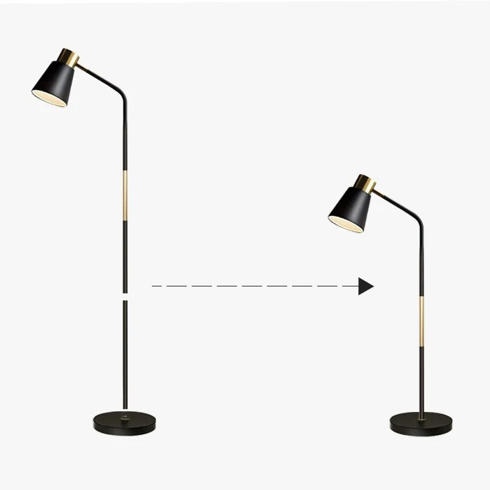 Lampadaire sur pied à tête rotative, design moderne - Image 10