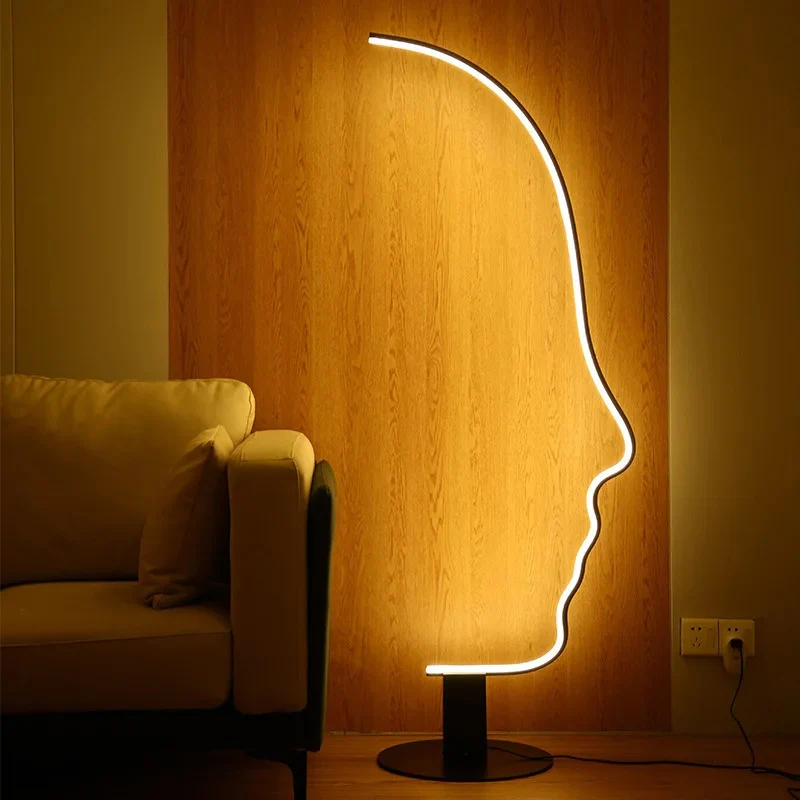 Lampadaire visage design moderne - Image 10