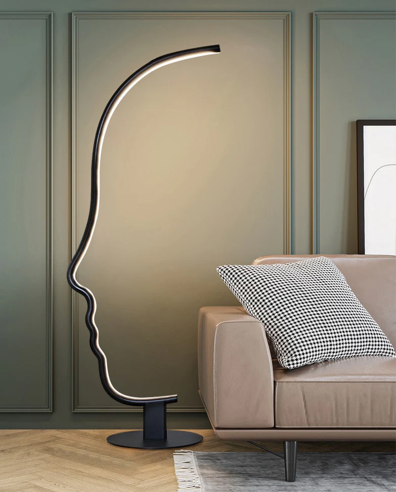 Lampadaire visage design moderne - Image 4