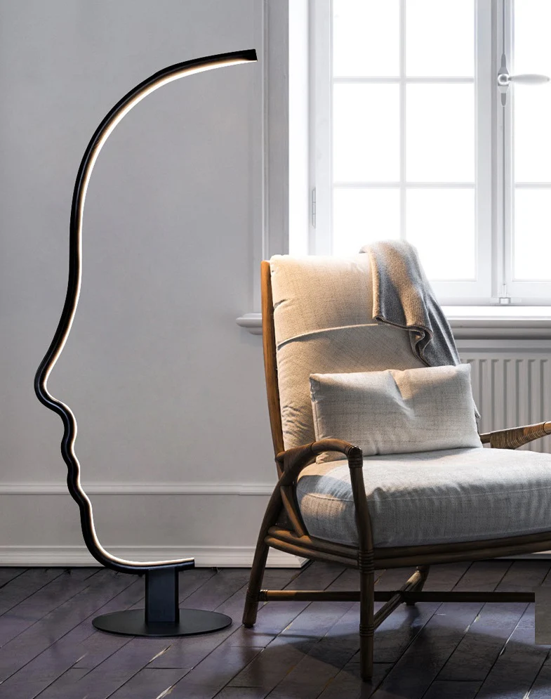 Lampadaire visage design moderne - Image 6