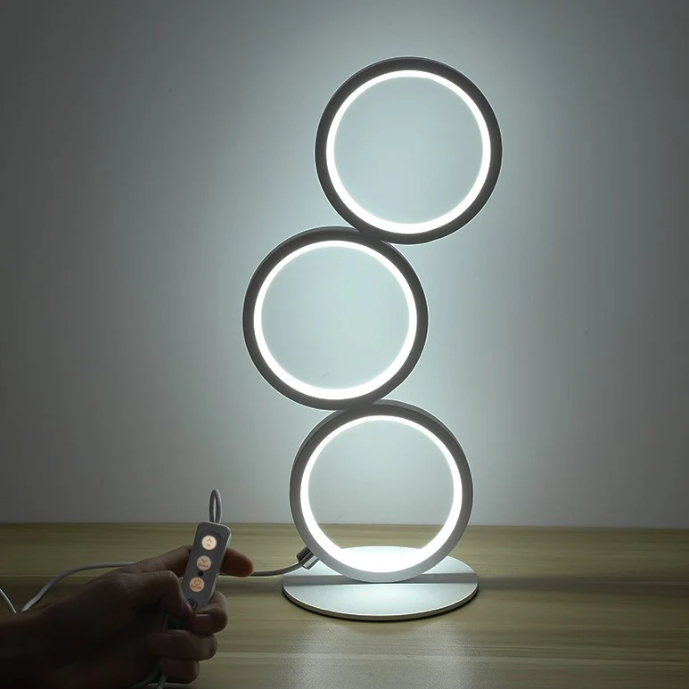 Lampe de bureau cercles à LED - Image 3