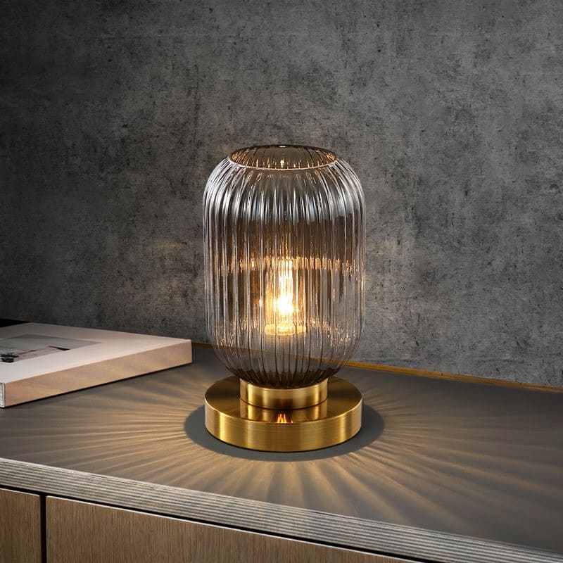 Lampe de chevet en verre teinté - Image 16