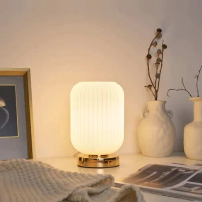 Lampe de chevet en verre teinté - Image 5