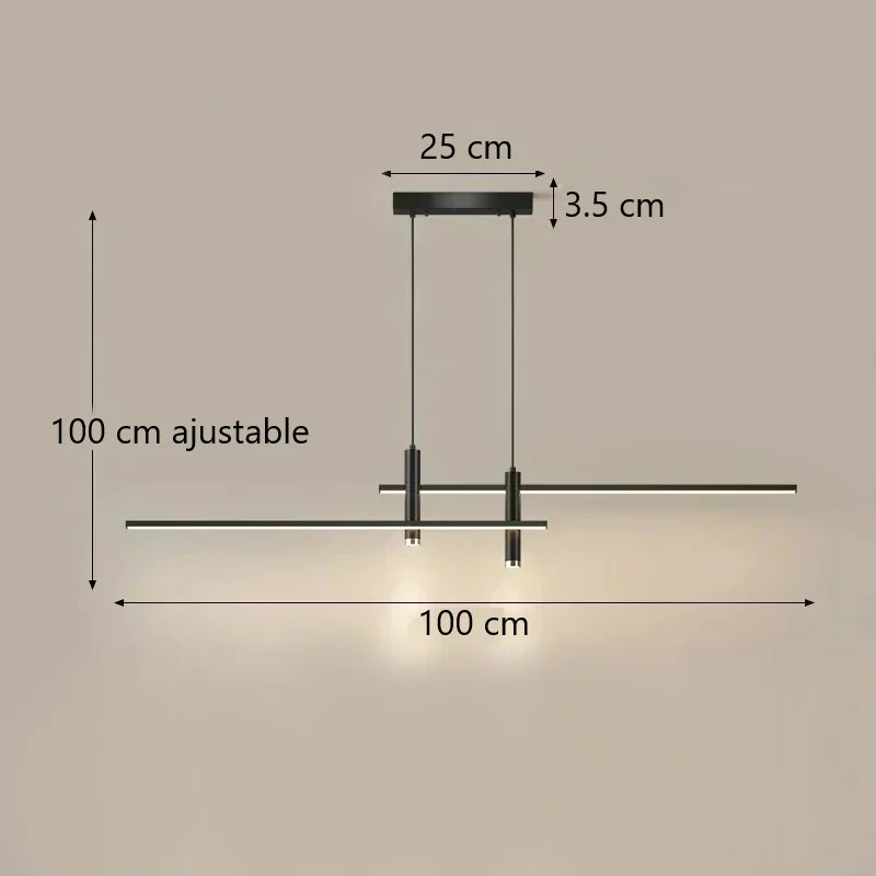 Lustre spots au design minimaliste et moderne - Image 7