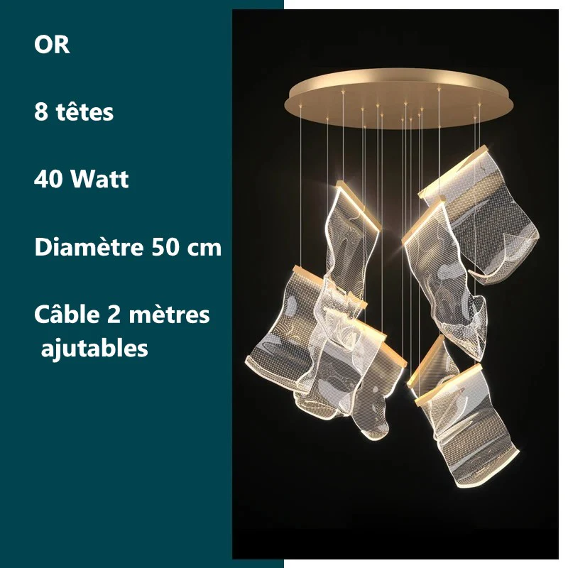 Lustre de luxe au design moderne - LED - Image 29