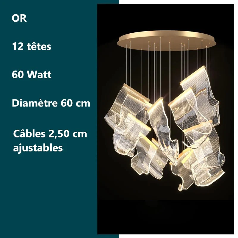 Lustre de luxe au design moderne - LED - Image 30