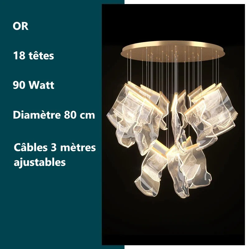 Lustre de luxe au design moderne - LED - Image 31