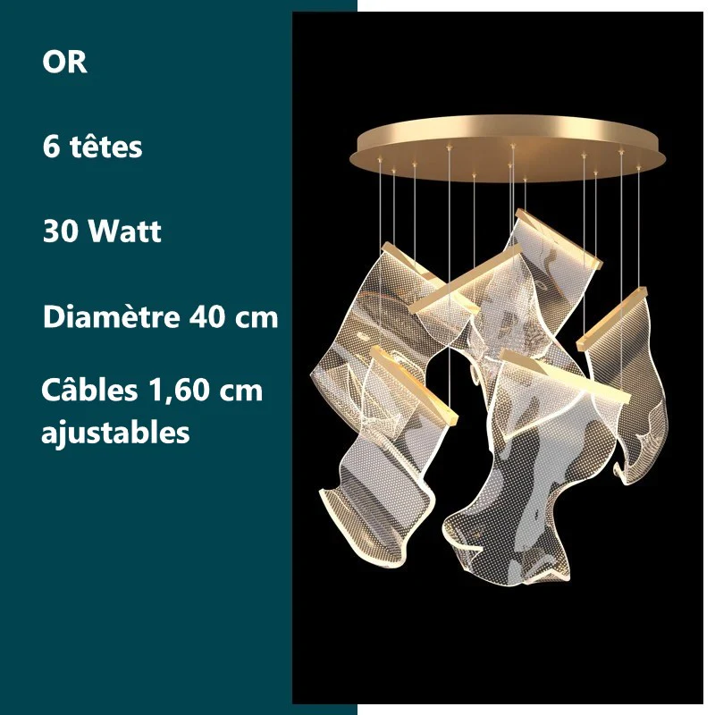 Lustre de luxe au design moderne - LED - Image 33