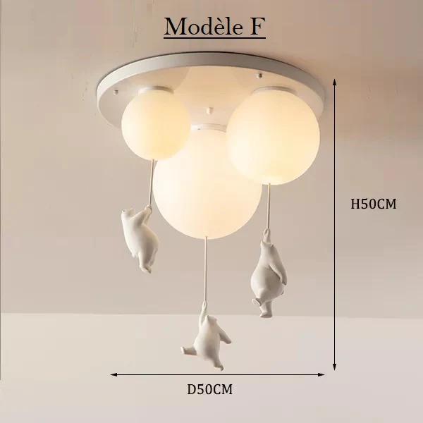 Lustre enfant ours polaire suspendu - Image 11