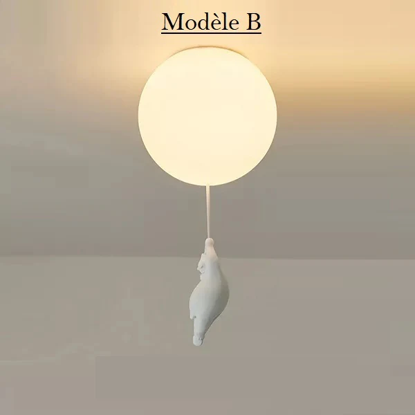 Lustre enfant ours polaire suspendu - Image 7