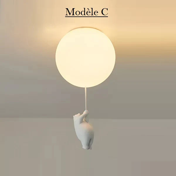 Lustre enfant ours polaire suspendu - Image 8