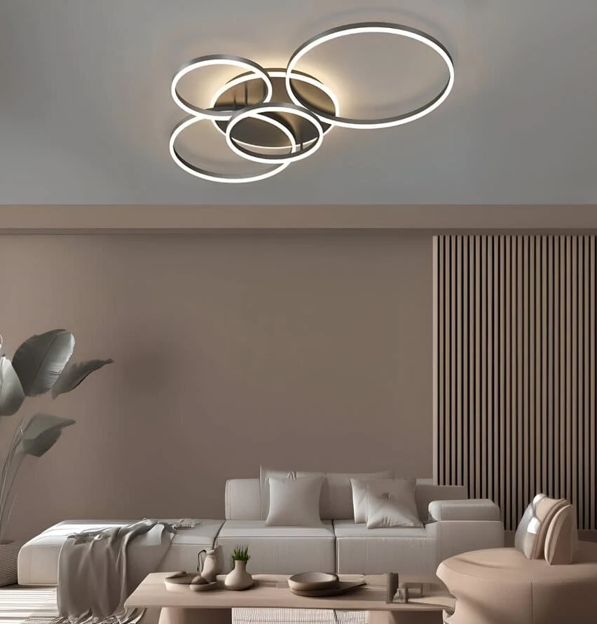 Plafonnier LED Dimmable  | Cercles design - Image 3