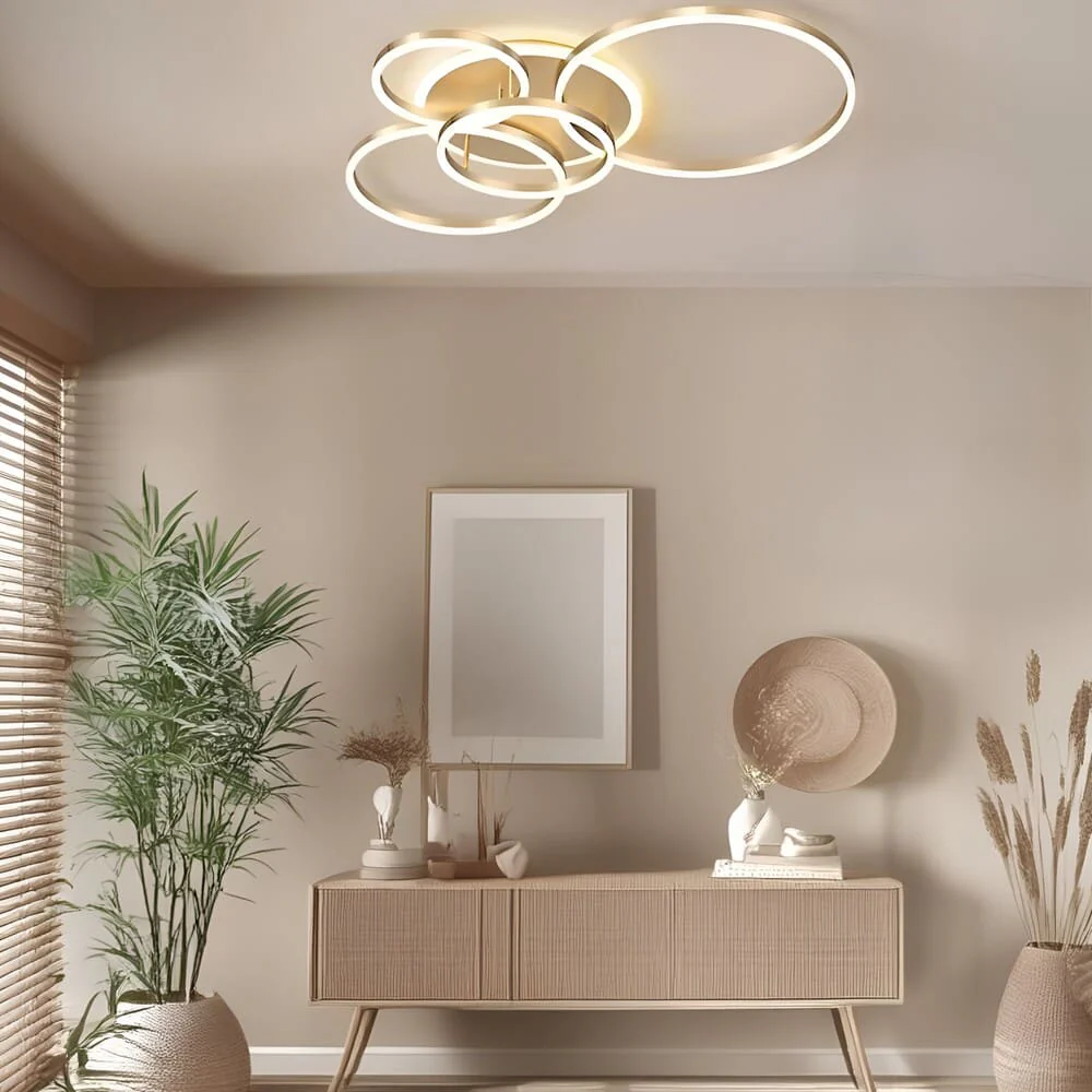 Plafonnier LED Dimmable  | Cercles design - Image 6