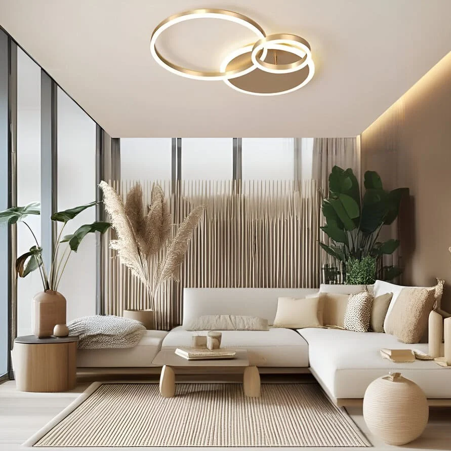 Plafonnier LED Dimmable  | Cercles design - Image 8