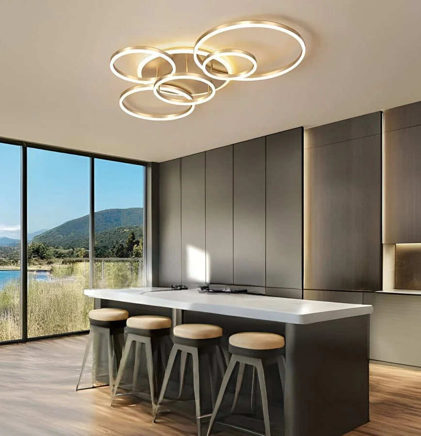 Plafonnier LED Dimmable  | Cercles design - Image 9