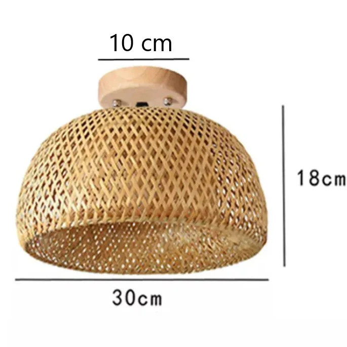 Plafonnier/ Suspension en bambou naturel au design minimaliste et moderne - Image 11