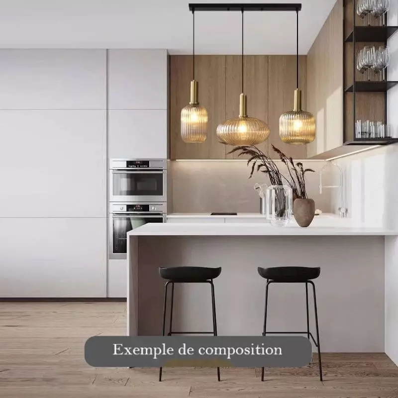 Socle de plafond rectangulaire pour suspensions multiples - Image 4