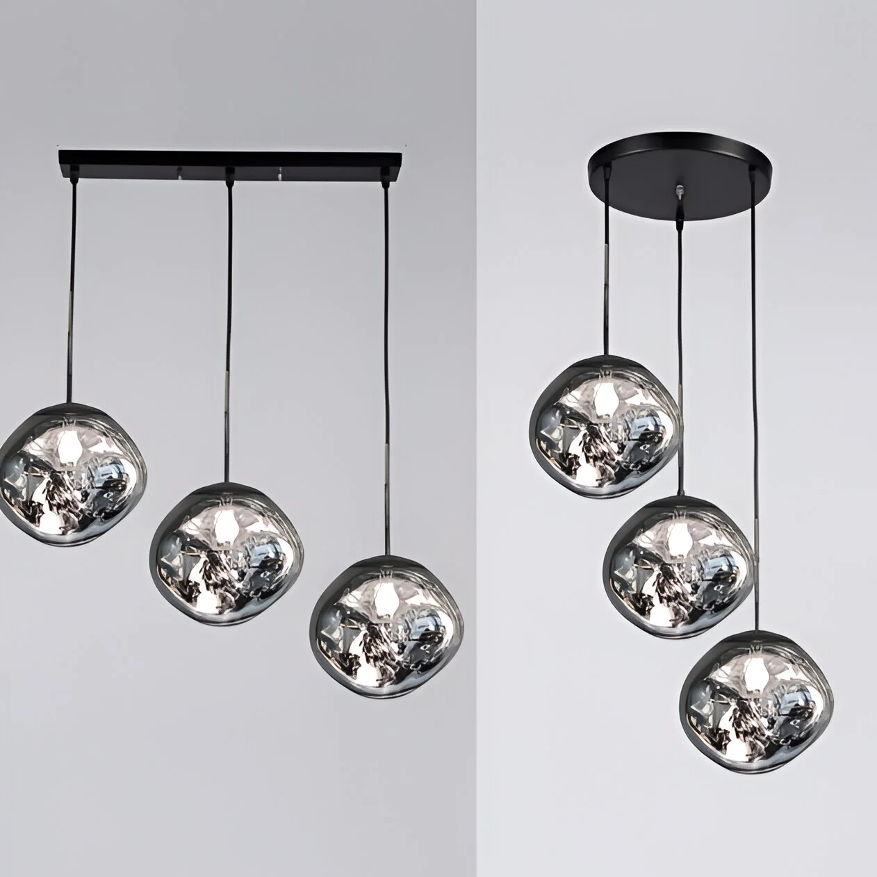 Socle de plafond rectangulaire pour suspensions multiples - Image 3