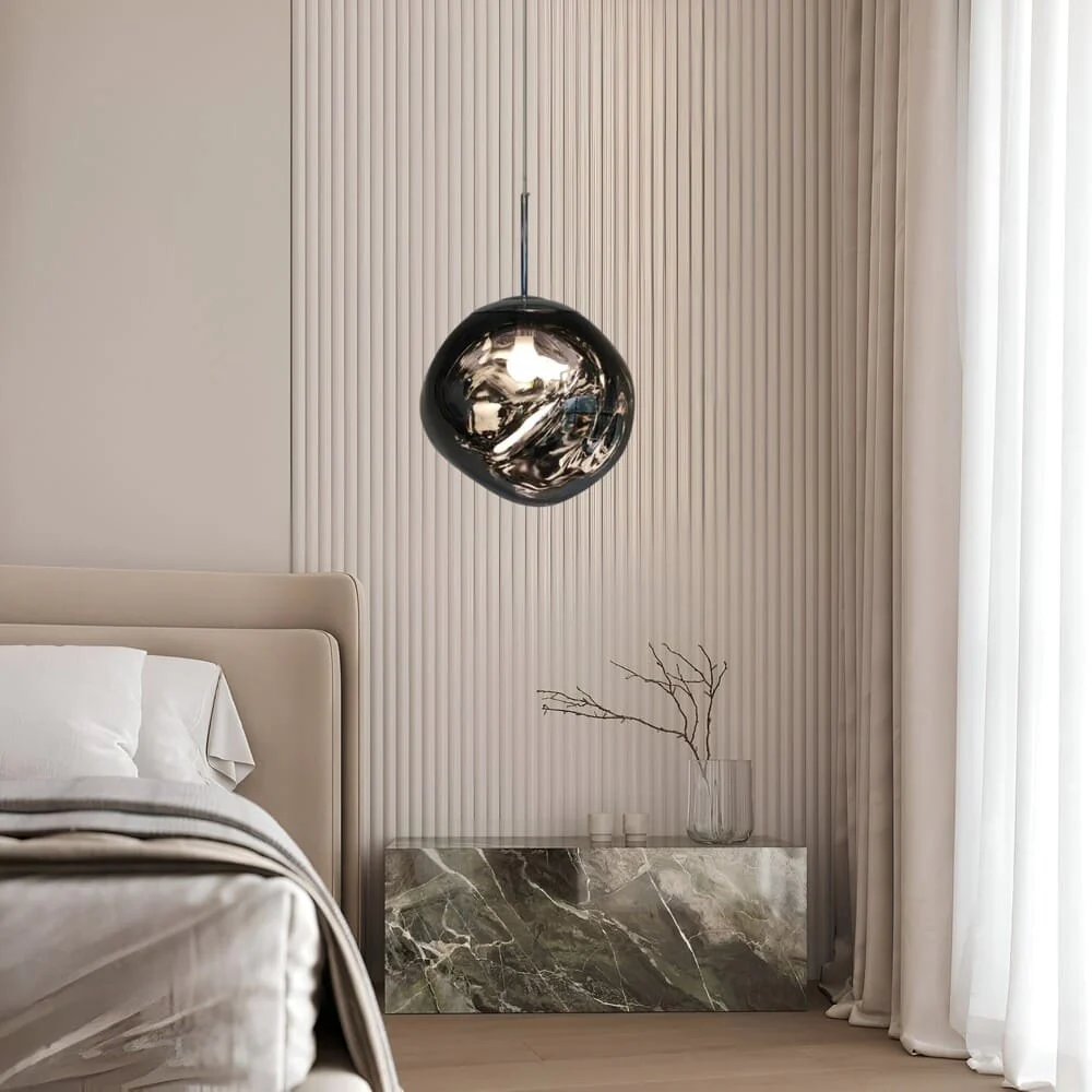 Suspension style verre soufflé | Boule de lave - Image 11