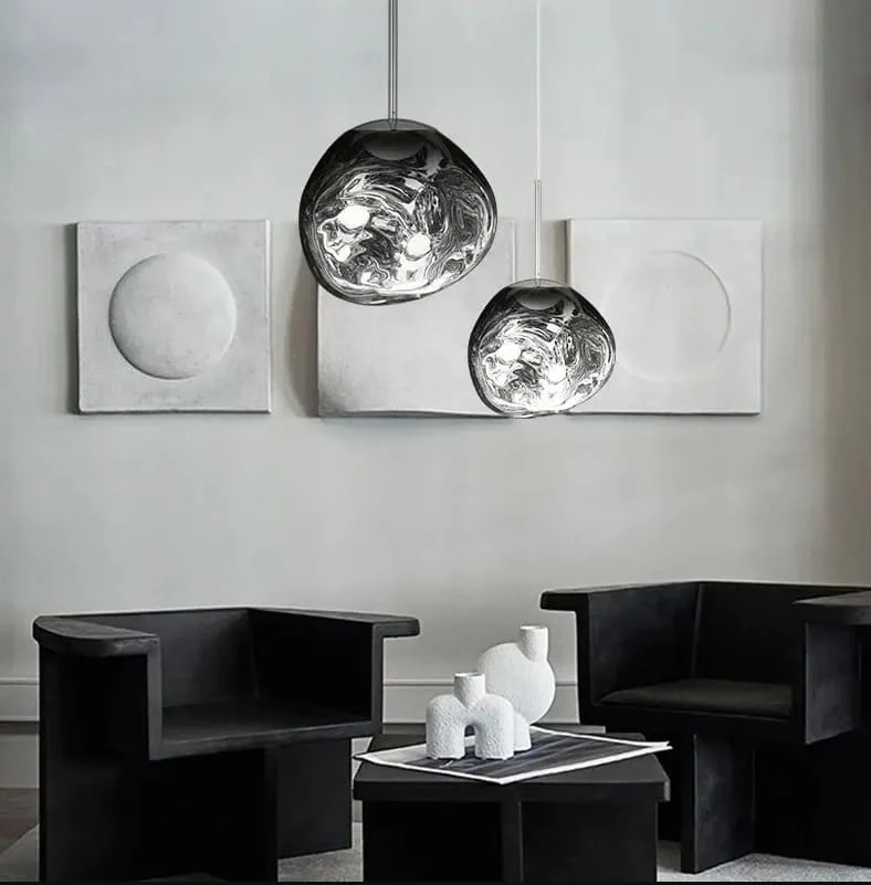 Suspension style verre soufflé | Boule de lave - Image 13