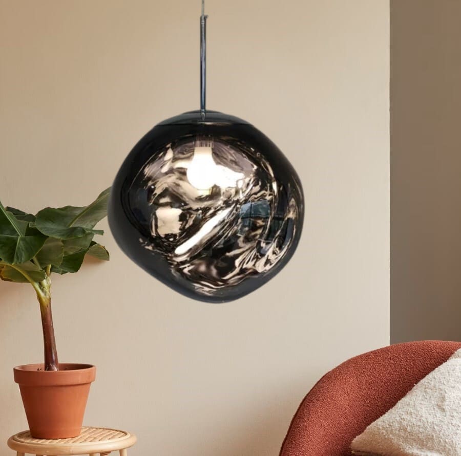 Suspension style verre soufflé | Boule de lave - Image 14