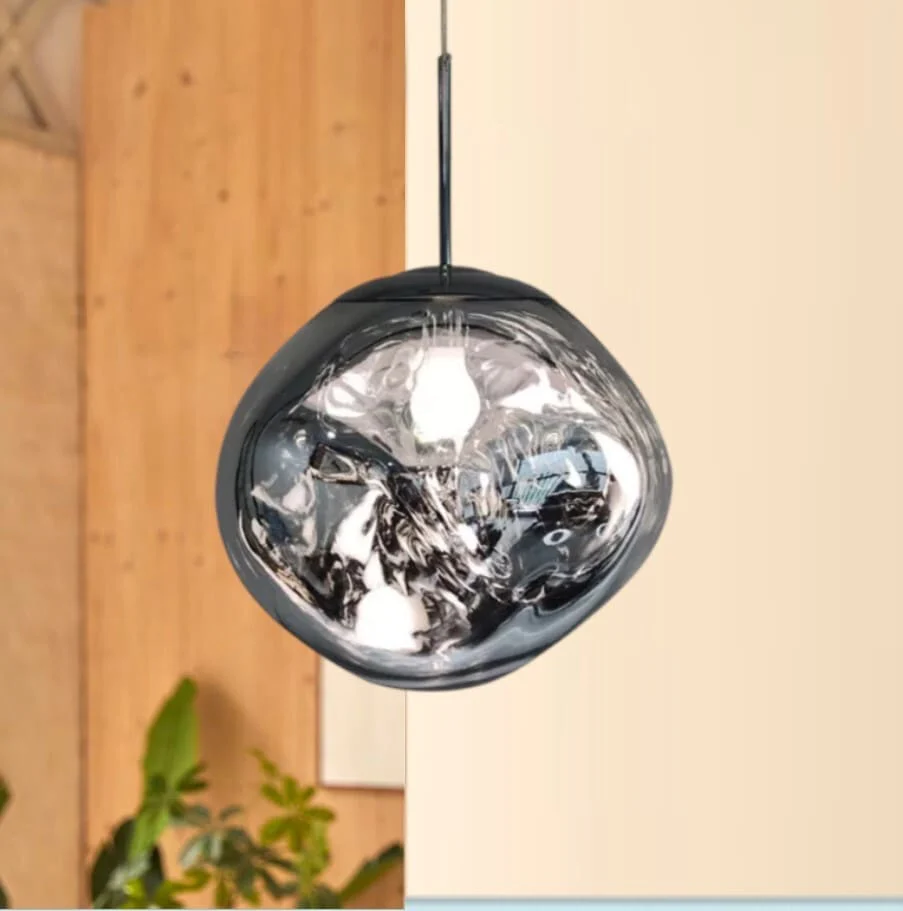 Suspension style verre soufflé | Boule de lave - Image 15