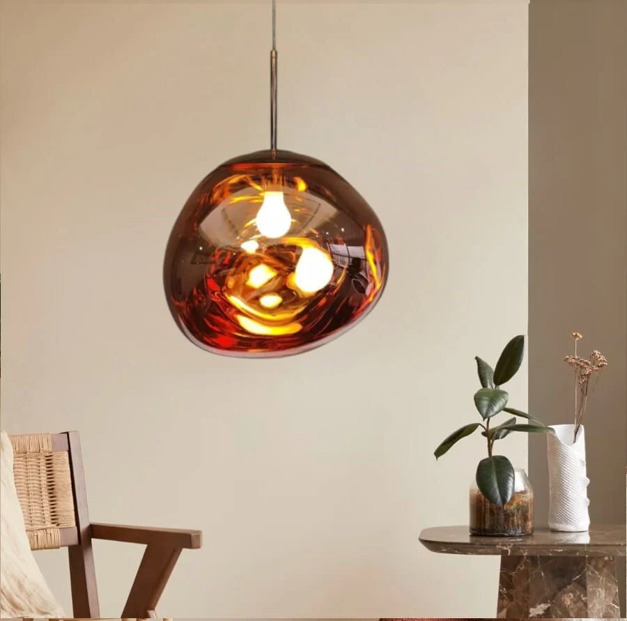 Suspension style verre soufflé | Boule de lave - Image 16