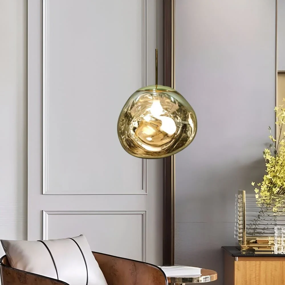 Suspension style verre soufflé | Boule de lave - Image 17