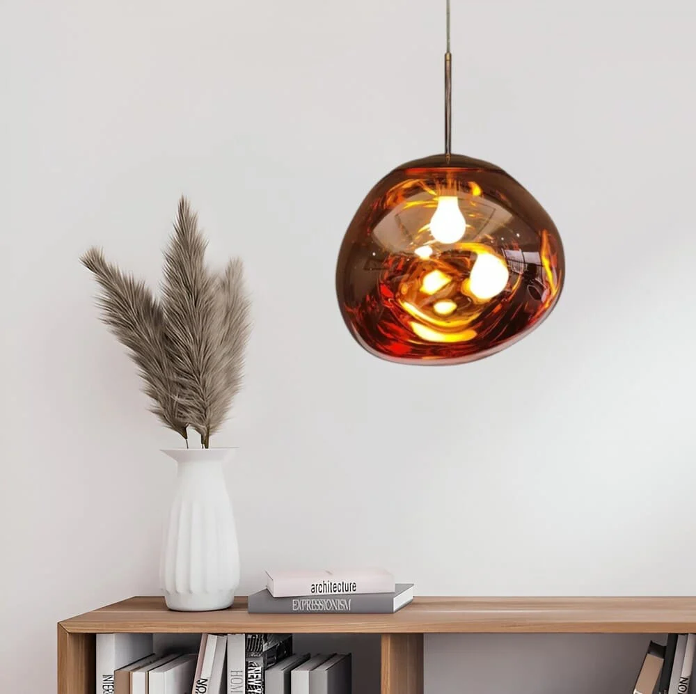 Suspension style verre soufflé | Boule de lave - Image 18