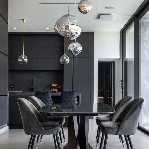 Suspension style verre soufflé | Boule de lave - Image 3