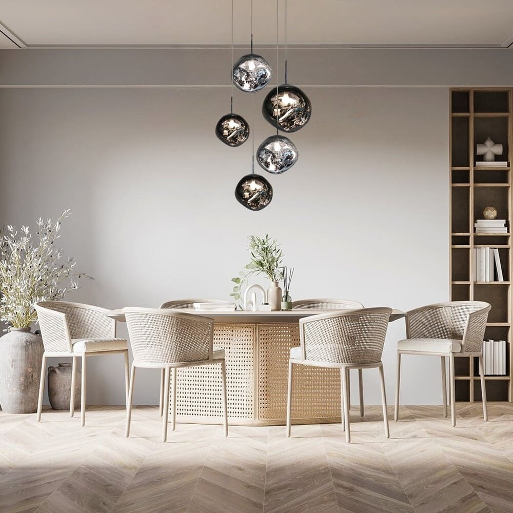 Suspension style verre soufflé | Boule de lave - Image 7