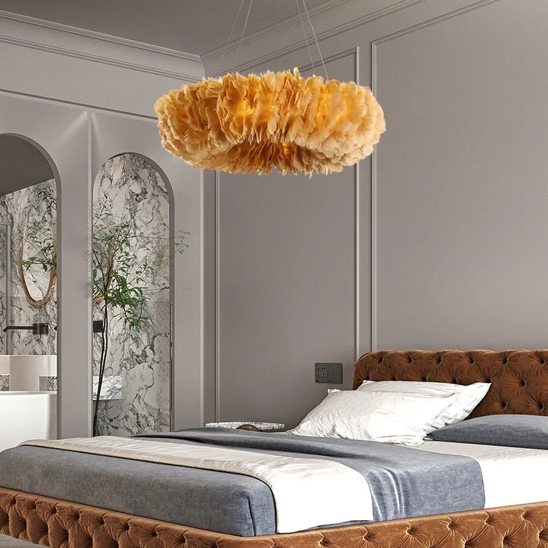 Suspension en plume | Donut - Image 8