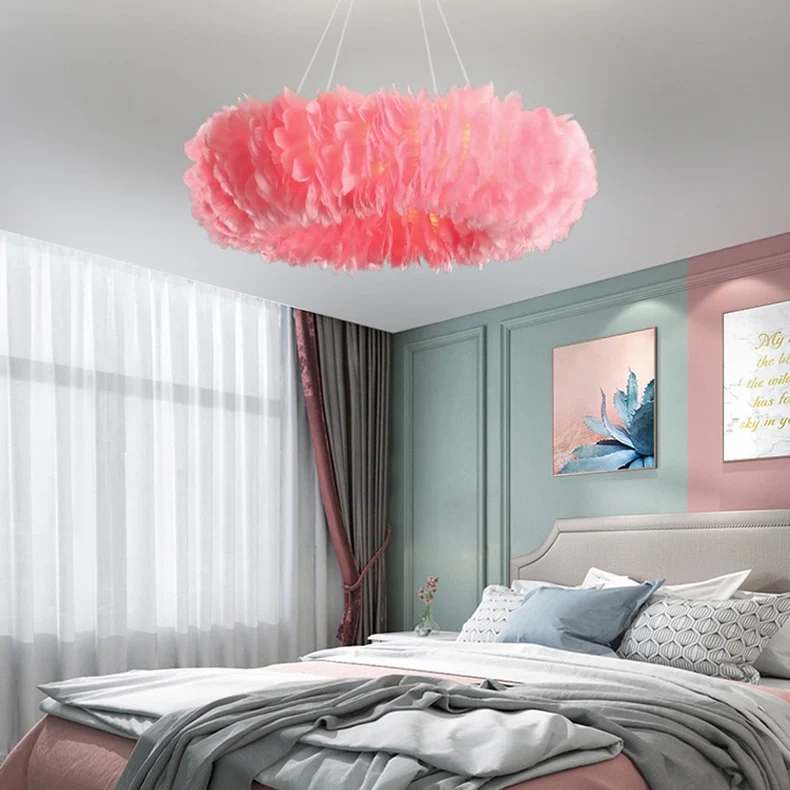 Suspension en plume | Donut - Image 9