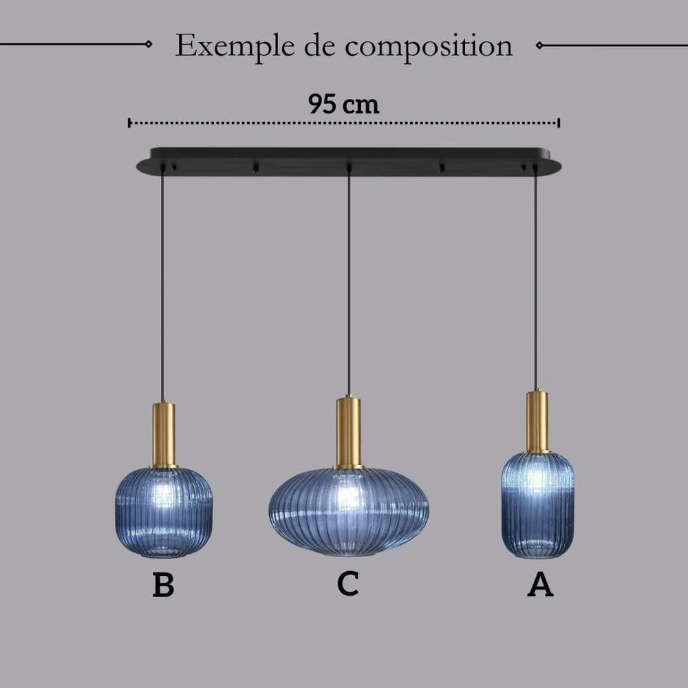 Suspension en verre | Vintage - Image 15